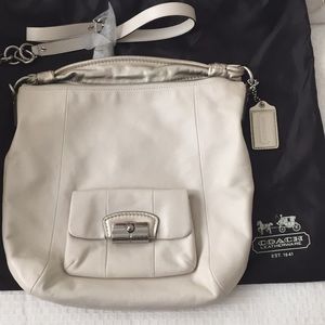 Coach White Purse